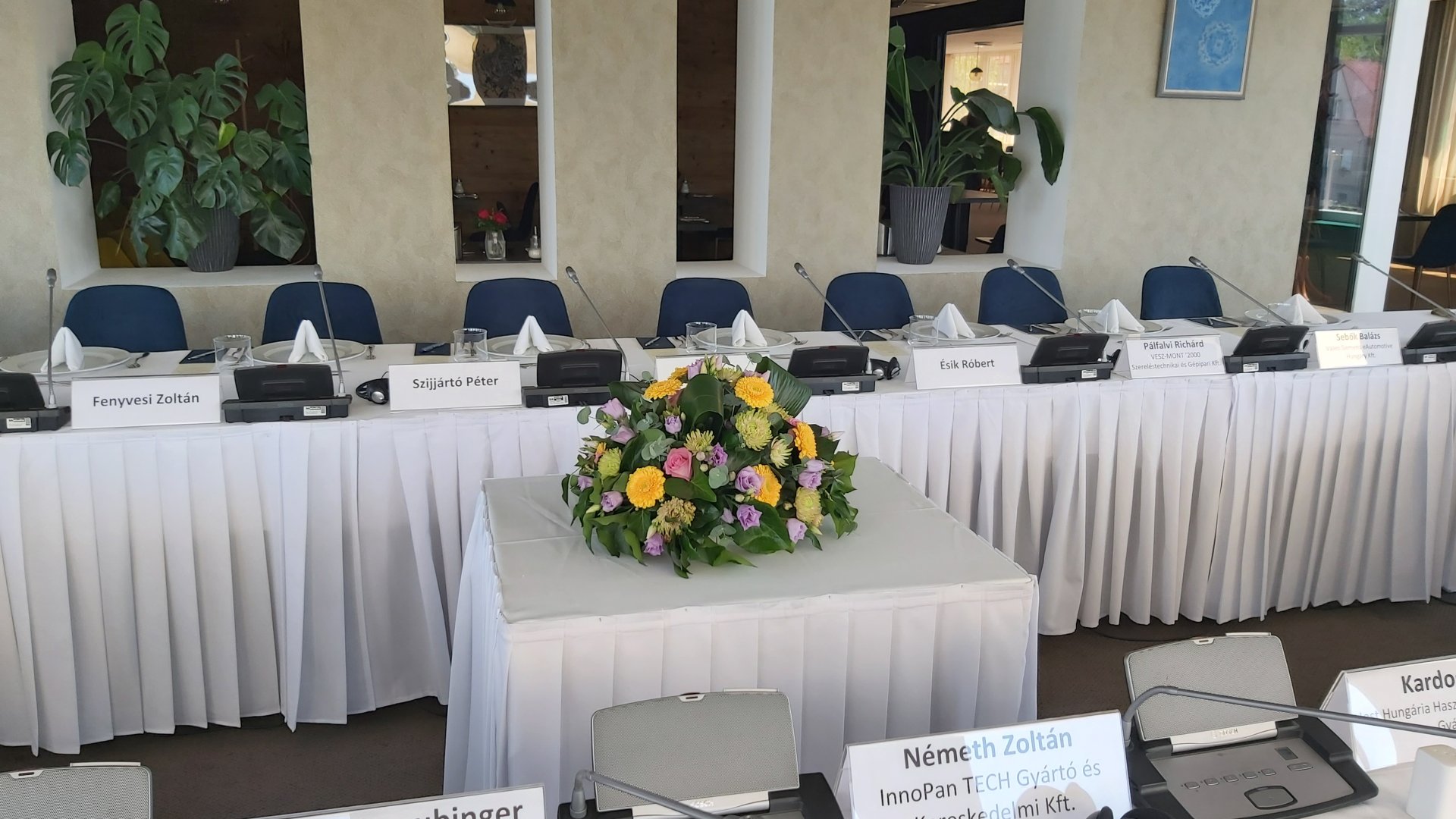 Céges rendezvényhelyszín hotelben